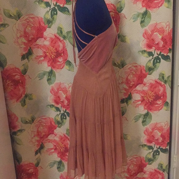 Vintage 90s Silk Dress - Picture 5 of 8